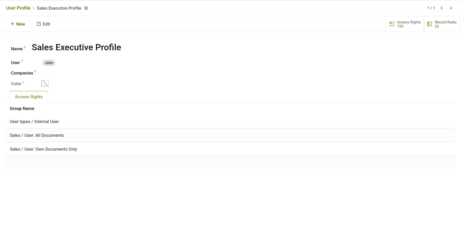 One Profile, Multiple Users