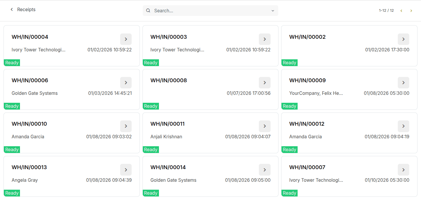 All Your Incoming Transfers, Ready at a Glance