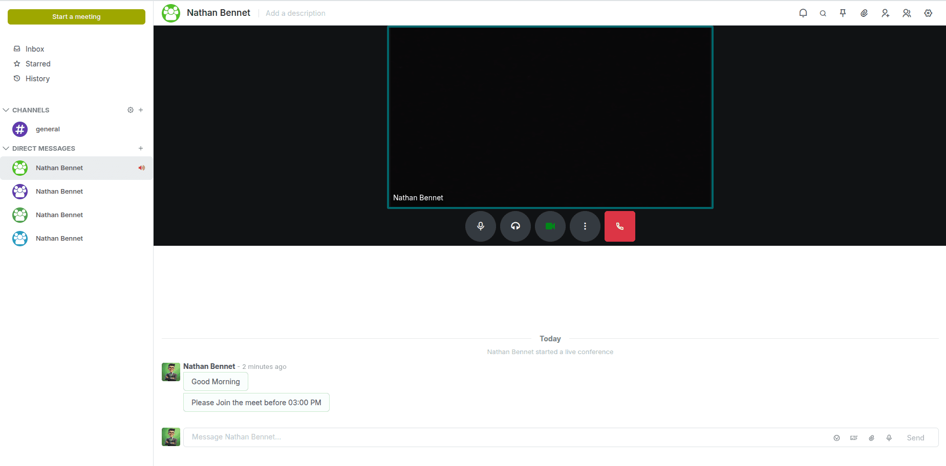 Turn Conversations into Live Meetings
