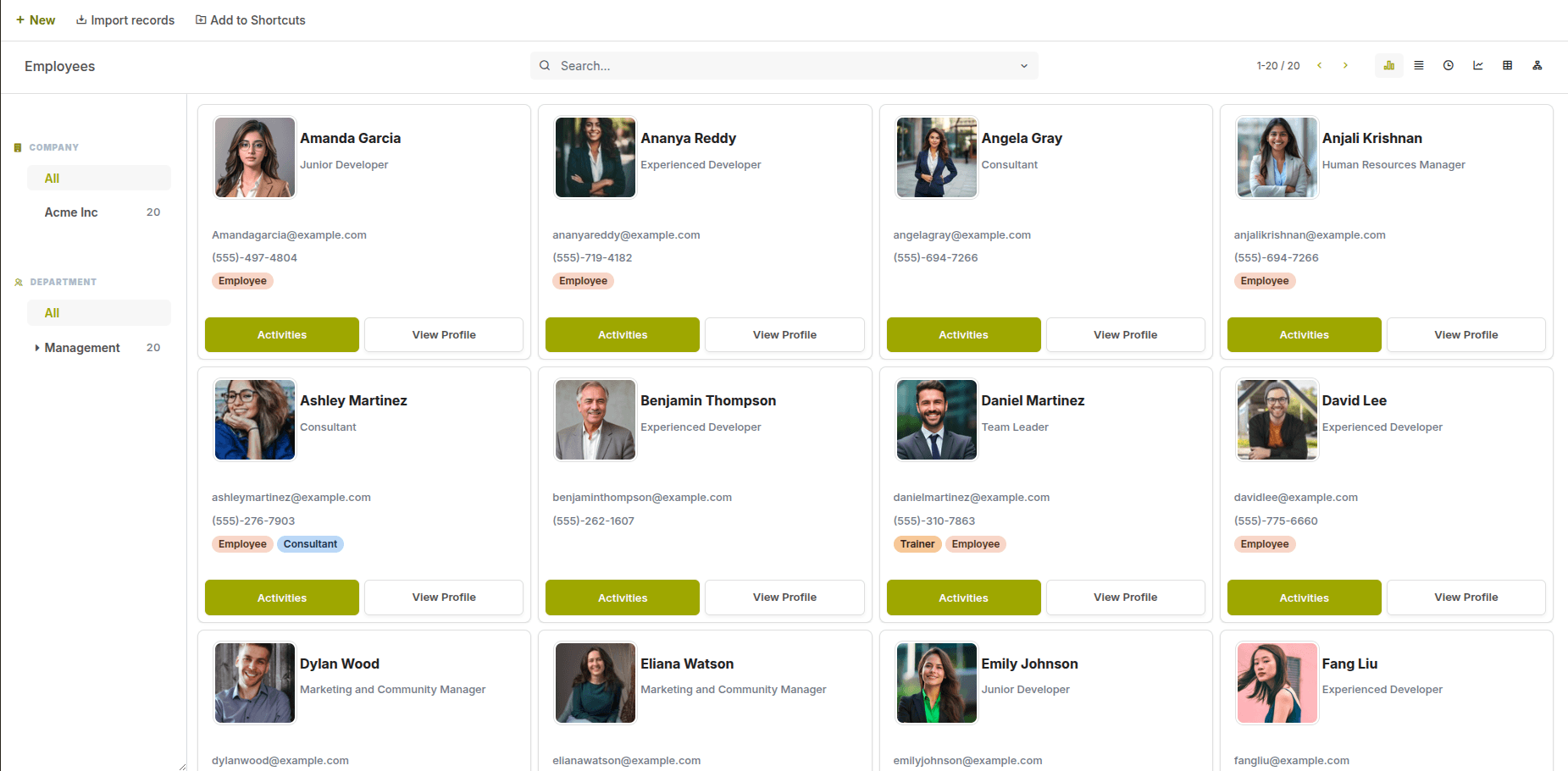 A Smart, Visual Directory of Your Workforce