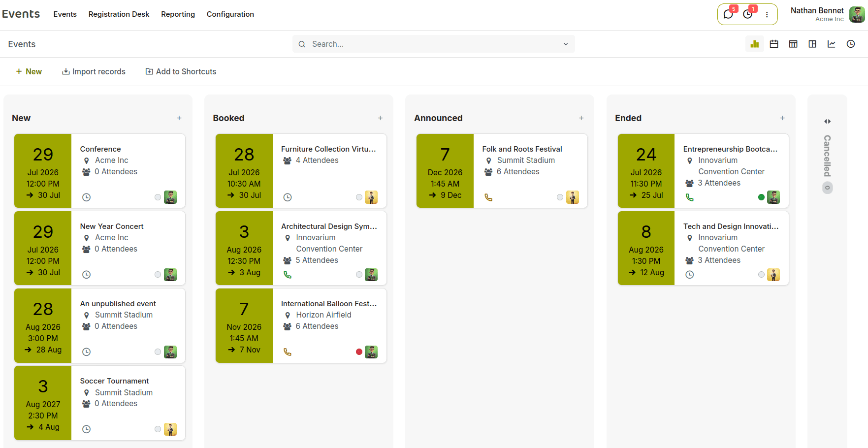 Track Every Event, Every Stage.