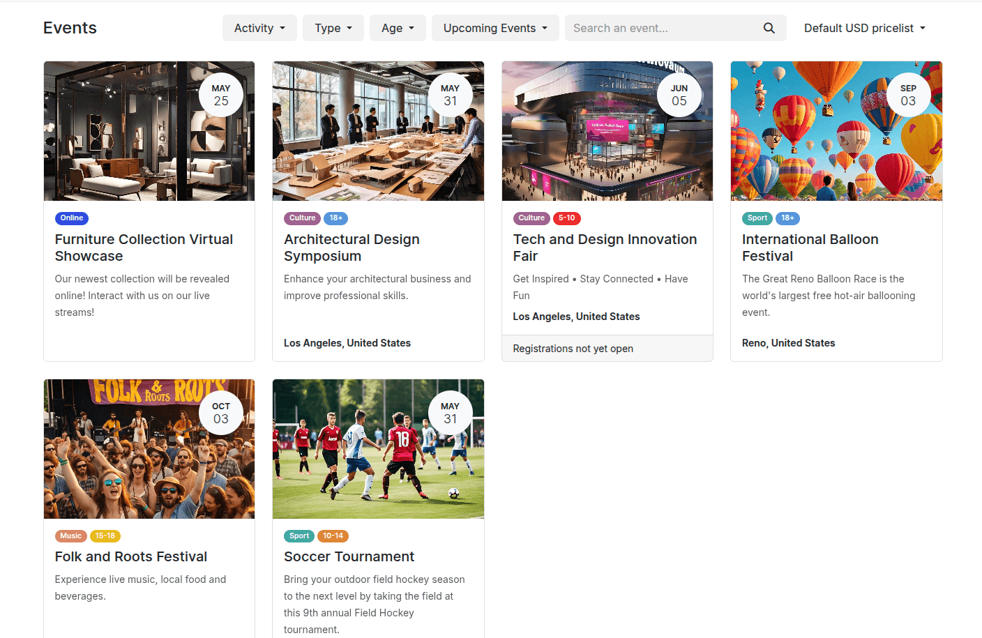 Showcase Events That Inspire Participation.