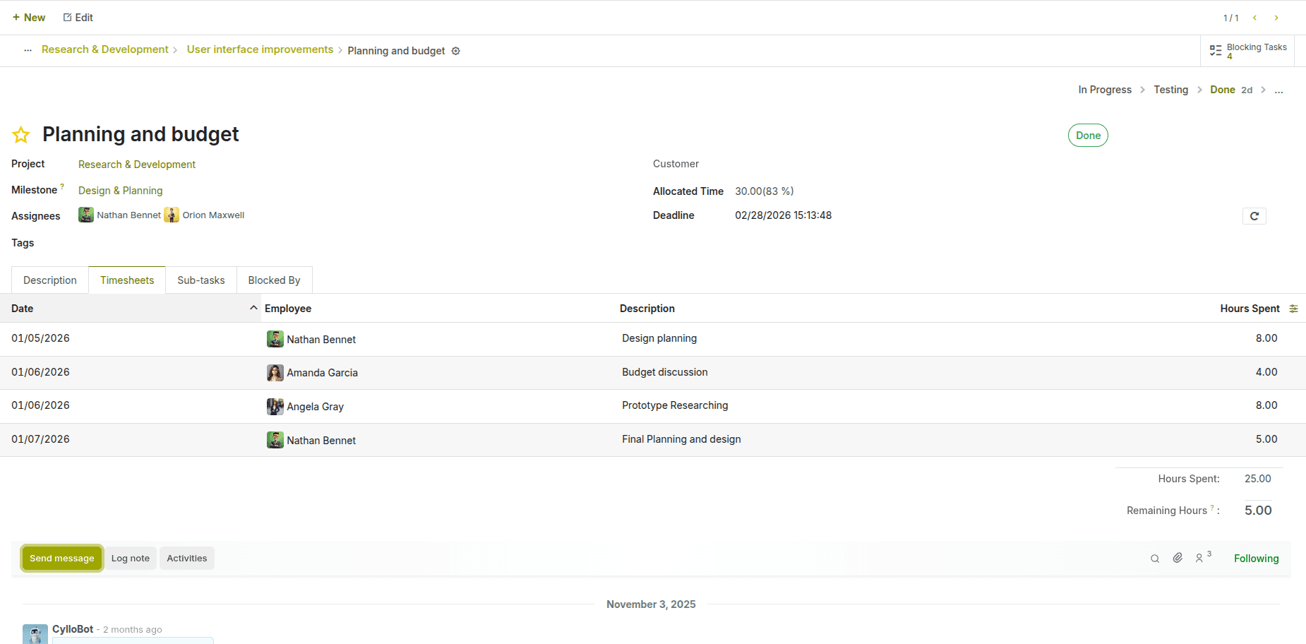 Track Time. Measure Work