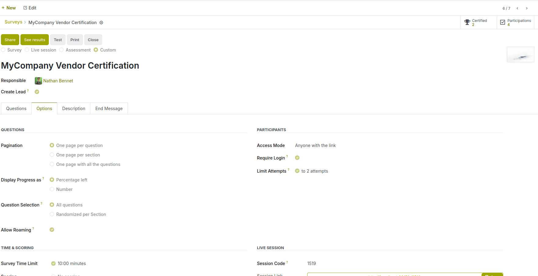 Build Smart Surveys with Flexible Question Management